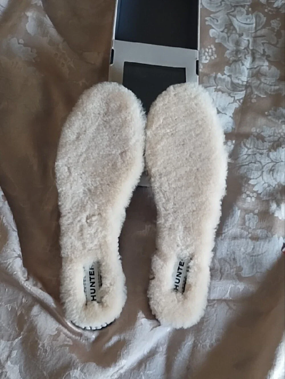 Hunter Cream Luxury Shearling Insoles